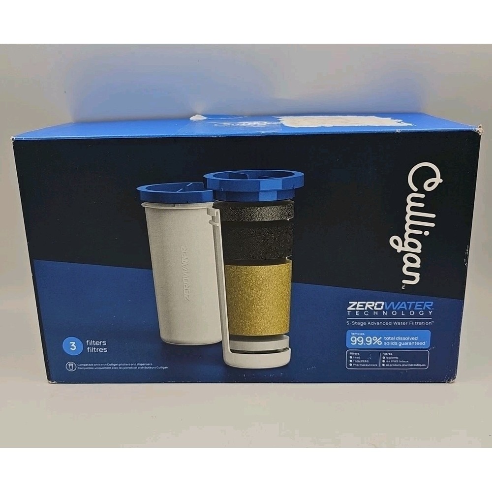 Culligan Zero Water filters 5 Stage Model: ZEROF03 - OPEN BOX 2 New Filters